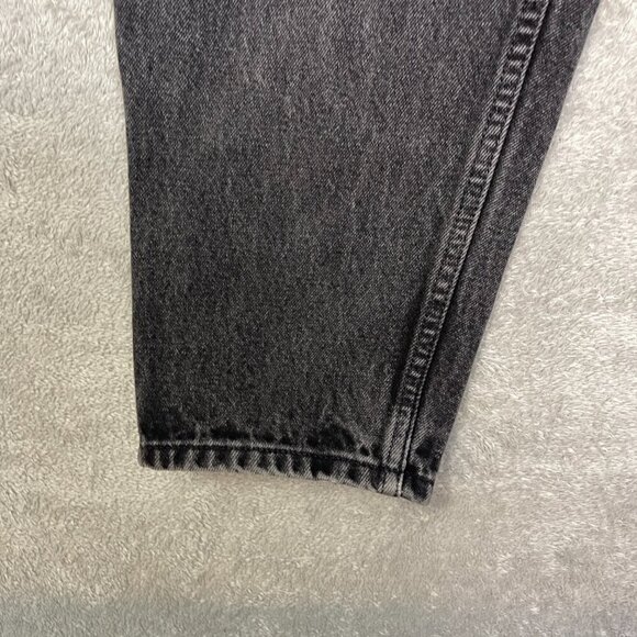 Vtg Levi's 922 Tapered Fit Leg 22 Short Black Orange Tab Jeans Baggy‎ Outdoorsy - Picture 5 of 16